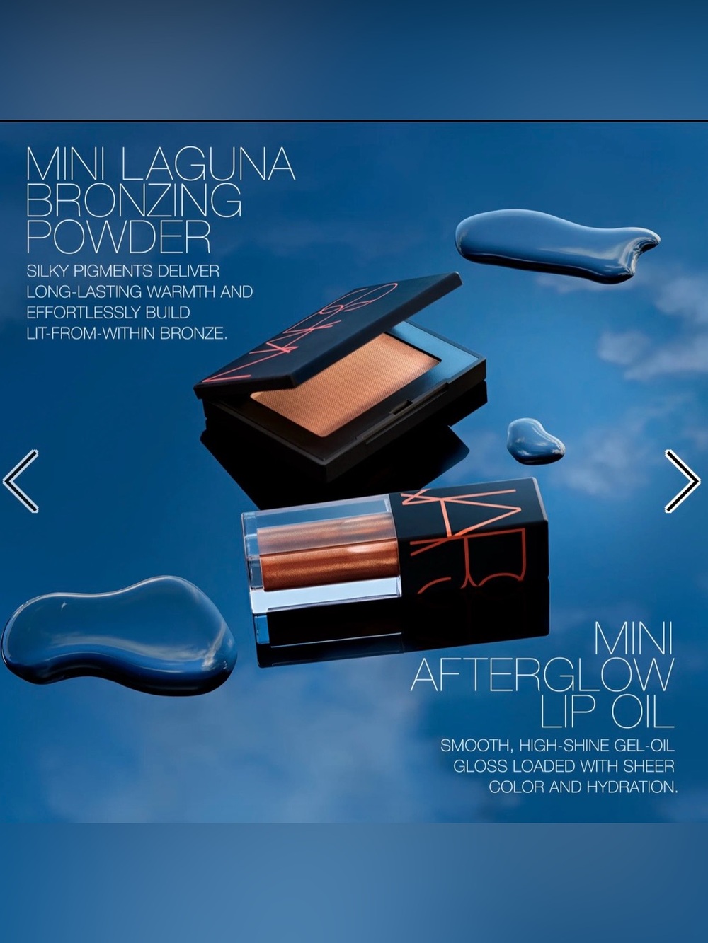 NARS Mini Laguna Bronzing Powder & Lip Oil Duo